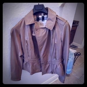 Burberry Leather Moto Jacket